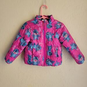 Hard to Find❗️ Lilo and Stitch Disney Puffer Jacket Size 3T